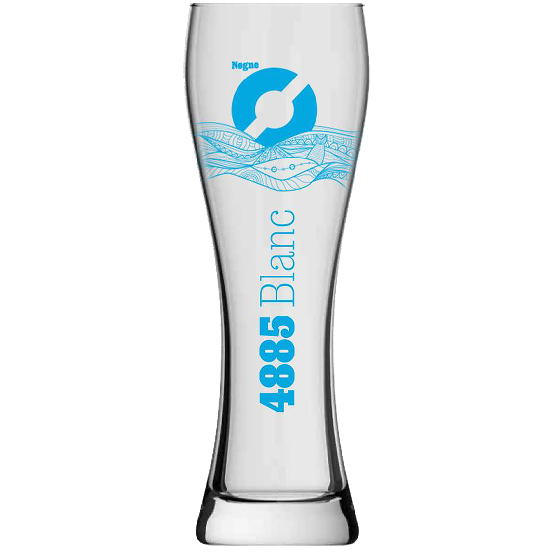 GLASS NØ 4885 BLANC 50 CL WEISS 6 STK